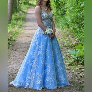 Beautiful one of a kind prom dress.